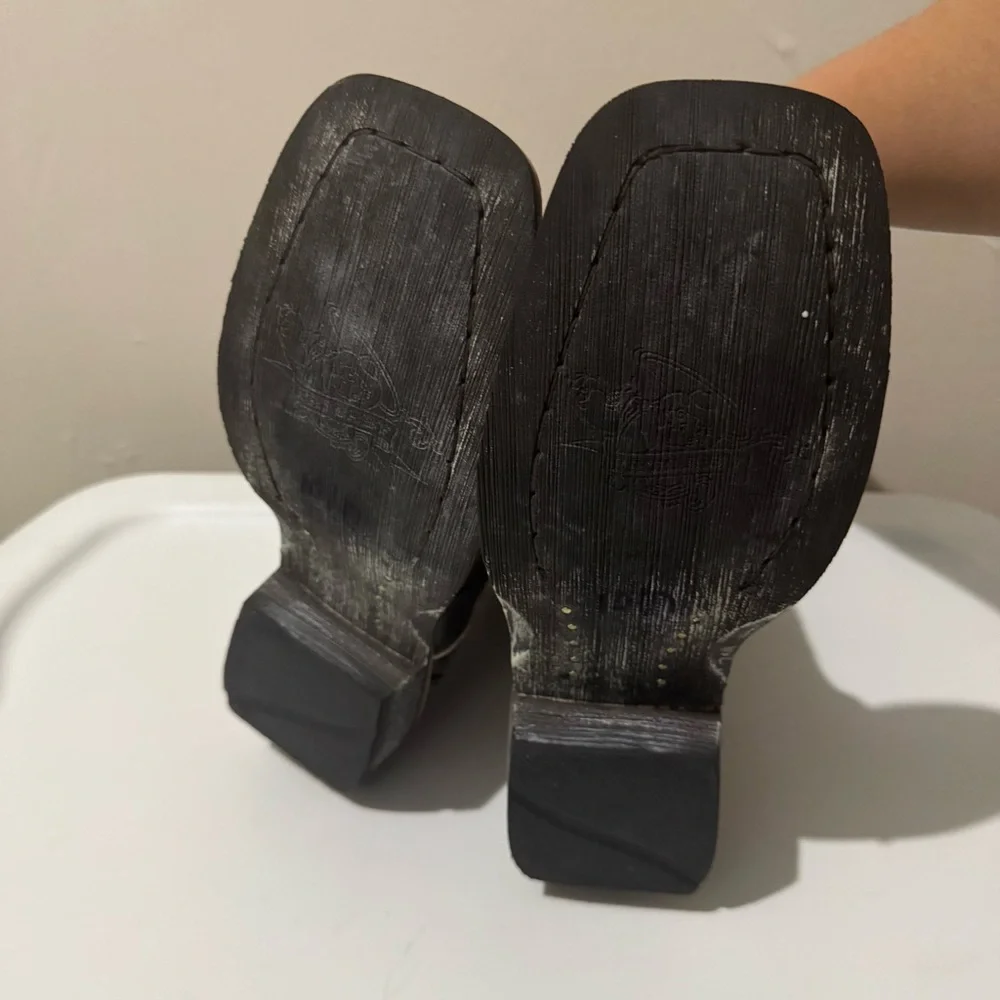 Ariat Rodeobaby Roundup Boots size 7 - Picture 5 of 6